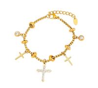 Klaisy Breloque solaire élégante pour femme - En acier inoxydable - Réglable - Tendance - Inspirée du soleil et de la lune, Gold, Comme décrit, Comme décrit.