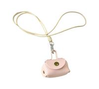 Klaisy Collier coloré en cuir PU avec pendentif pour femme, inspiré du printemps, longue sangle de cou avec des teintes de dopamine, accessoire de rendez-vous et de nuit, taille unique, Comme décrit