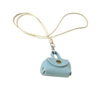Klaisy Collier coloré en cuir PU avec pendentif pour femme, inspiré du printemps, longue sangle de cou avec des teintes de dopamine, accessoire de rendez-vous et de nuit, taille unique, Comme décrit
