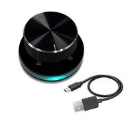 Klaisy Contrôleur Bouton USB Personnalisable Dispositif Gestion Sonore PC