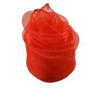 Klaisy Écharpe carrée vintage pour femme et fille - Bandeau léger en soie - Style années 50 - Couleurs assorties, Rouge, taille unique