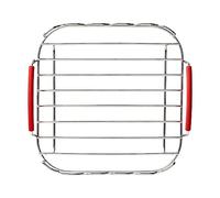 Klaisy Ensemble de grille à air en acier inoxydable avec brochettes Support de barbecue en acier inoxydable pour four à air