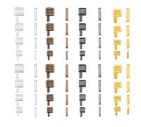 Klaisy Kit de réparation de fermetures éclair pour couture de vêtements, loisirs créatifs, fermeture éclair, goupille d'insertion et bouchon bas #3#5#8#10 Pince à installer pour fermetures éclair