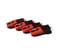 Klaisy Lot de 4 cartouches d'enregistrement de gramophone avec kit d'aiguille LP pour lecteur LP Playe Gramophone