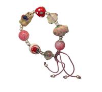 Klaisy Lovely Bear Designs Chaîne en alliage robuste Bijoux tendance pour les étudiants et les adolescents portant une breloque animale