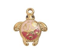 Klaisy Pendentif tortue de mer fabriqué en acier inoxydable pour des projets de bijoux longue durée - Composants de fabrication de bijoux en acier inoxydable, taille unique, Comme décrit, Comme décrit