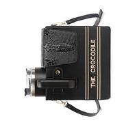 Klaisy Porte-boisson fonctionnel en cuir PU, compartiment spacieux, porte-gobelet pour différentes tailles de bouteilles, pochette en cuir synthétique, Noir , Beauté de masse
