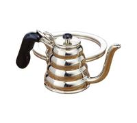 Klaisy Porte-clés porte-filtre symbolique de la culture du café - Accessoire de sac - Texture métallique - Convient pour offrir un porte-clés en métal, Nuage Pot Argent, taille unique