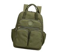 Klaisy Sac à dos élégant pour femme - Ergonomique et pratique - En nylon - Avec sangle réglable, Vert