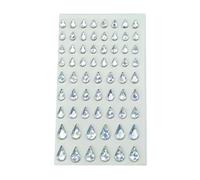 Klaisy sous-Eye Tear Drop Gemone Gemone Shimmering Face Jewels pour Maquillage Unique des Rassemblements Sociaux BIJOITS JIANILR