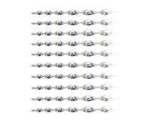 Klaisy Tige hélicoïdale anti-oiseaux résistante à la corrosion avec revêtement argenté réfléchissant activée par le vent pour jardin extérieur hélicoïdal réfléchissant outil de contrôle des oiseaux