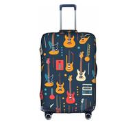 KLAMN Housse de bagage de voyage élastique pour guitare et piano 45,7 à 81,3 cm, blanc, XL