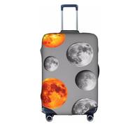 KLAMN The Solar System Housse de protection élastique pour valise 45,7 à 81,3 cm, blanc, S