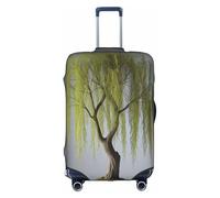 KLAMN Willow Tree Housse de protection élastique pour valise 45,7 à 81,3 cm, blanc, L
