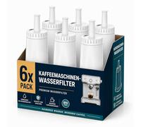 Klamol Lot de 6 filtres à eau pour machine à expresso Breville Barista Touch Bes880, Barista Pro BES878, Oracle Touch BES990, Oracle BES980, chaudière double de rechange BES920 Bambino ClaroSwiss Sage