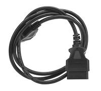 Klanata 1,5m / 4,9ft Ligne d'extension de câble de Diagnostic OBD2 16 Pin vers 16 pièces Automobiles DC 12V