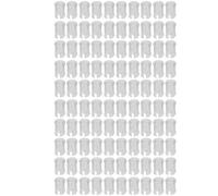 Klanata 100pcs Nylon LED Nylon pour les diodes émettrices de la tête plate de 5 mm, Couvercle protecteur de capuchon de la lampe transparente pour les lumières LED