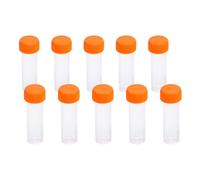 Klanata 10pcs 5 ml Tubes à essai congelés en plastique Conteneur de pack de capuchon de joint de vial avec joint en silicone