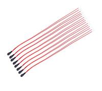 Klanata 10pcs MF52B Thermistance Resistors 10k ohm Capteur de température à haute sensibilité avec fil émaillé de 60 mm (5K)