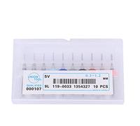 Klanata 10pcs / set 0,3-1,2 mm micro-forets en carbure pour le forage rotatif de PCB CNC, outil de forage en pierre de planche à imprimer, bits de forage PCB réglés pour la