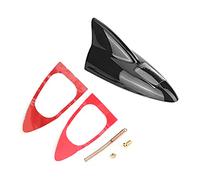 Klanata 12LED Voiture énergie Solaire Clignotant lumière aileron de Requin Lampe d'avertissement Accessoire Automatique (Noir)