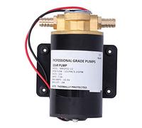 Klanata 12v 12lpm Pompe à engrenage auto amorène 9,8 pieds pour eau, piétinement de carburant et transfert d'huile