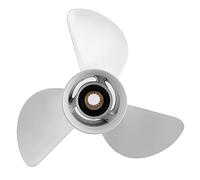 Klanata 13x19 High Thrust Outboard Propeller 3 Blade Aluminium Alloy, 15 Dents Spline, remplace OE 6E5 45941 00 00 00 pour 50 130HP Engine