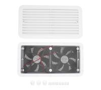 Klanata 24V 5W Ventilateur de ventilation latérale de la VOL à une seule voie, ventilateur d'échappement de sortie d'air pour camping-car
