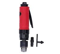 Klanata 3/8in Air Straight Drill - Inline Mini Air Drill, perceuse pneumatique - 2500 tr/min, poignée droite, outil de forage d'air de décélération avec clé - pour le bricolage,