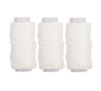 Klanata 3 Pièces Fil de Suture Vétérinaire pour Bétail Porcs et Bovins Fils de Suture Chirurgicale Professionnels en Soie Haute Résistance et Facile à Retirer pour Soins Animaux