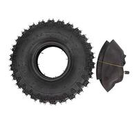 Klanata 4.104 Ensemble Pneu et Chambre à air pour Roue de Scooter de mobilité pour souffleuse à Neige de Jardin, Tondeuse à Gazon et Chariot, Pneu Gonflable en Caoutchouc Durable avec