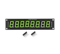 Klanata 8 chiffres tube 74HC595 Module de pilote - 0,56 pouce huit affichage vert tube numérique, tableau de bande LED - Affichage du segment LED pour l'affichage de segmentation