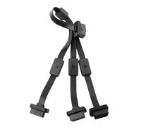 Klanata Adaptateur de câble d'extension OBD2 16 Broches - Répartiteur 1 mâle vers 3 Femelles avec interrupteurs d'alimentation individuels on Off