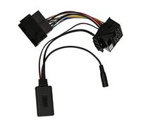 Klanata Adaptateur de Module BT 5.0 sans Fil avec Microphone, adapté pour 207 307 407 308 et C2 C3 RD4, récepteur Audio stéréo AUX in pour autoradio 12 Broches, connecteur de Musique
