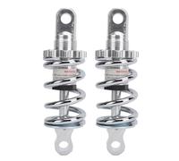 Klanata Amortisseur d'amortisseur d'amortissement réglable pour le VTT de scooter à vélo électrique, ajustement universel, pas de 125 mm, suspension hors route, cavaliers adultes