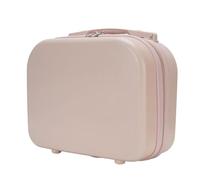 Klanata Bagage à Main pour vélo Pliable avec Adaptateur de Bloc de Transport Avant, Mini Valise de Voyage de 14 Pouces pour Les déplacements Domicile-Travail, Convient aux Blocs de (Rose)