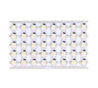 Klanata Bulbe de puce à LED 40pcs, Perles de lampe à LED SMD 12V 1W Source lumineuse, plaque en aluminium de haute luminosité, Plaque légère de l'expérience de bricolage (Lumière neturale)