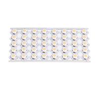 Klanata Bulbe de puce à LED 40pcs, Perles de lampe à LED SMD 12V 1W Source lumineuse, plaque en aluminium de haute luminosité, Plaque légère de l'expérience de bricolage (Lumière rose)