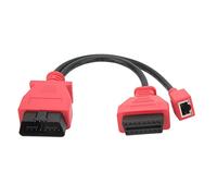 Klanata Câble de Programmation Ethernet OBD2 Adaptateur Connecteur pour Châssis F, Outil de Diagnostic Codage Compatible avec MS908 Pro MS908S Pro Maxisys Elite IM608, Fil Flexible en ABS Durable