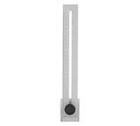 Klanata Carbon Steel Règle parallèle de marque de marquage précis Règle directe de ligne de gabarition pour le travail du bois, le travail industriel, les travaux de marquage de (0-250 carton en