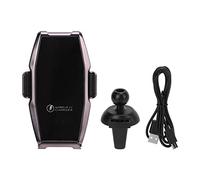 Klanata Chargeur de Voiture sans Fil et Support de téléphone à Induction Infrarouge Automatique, Support de Charge QI pour téléphones de 4,7 à 6,5 Pouces, Tableau de Bord de Pare-Brise