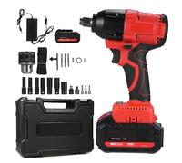 Klanata hocs et tournevis sans balais 21 V avec batterie et chargeur 4,0 Ah - Couple maximum 350 Nm - Outil électrique sans fil 2800 tr/min pour applications d'échafaudage et de (Verte)