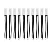 Klanata Contrôle de la température Commutateur Thermal Protector Contrôleur de température 10pcs Non KSD9700 normalement ouvert 250V 5A 40100 ℃ (60 ℃)