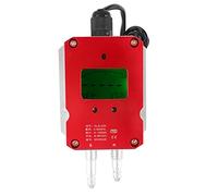 Klanata DC 24V 4-20mA Manomètre numérique, émetteur d'air numérique intelligent LCD, capteur du compteur d'air à double port pour la jauge et la mesure de la pression (0-500Pa)