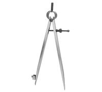 Klanata Diviseur d'aile Diviseur Spring Diviseur d'étalonnage Compass Crafs Tool rotatif Têtable Réglable et verrouillable Précision avec porte-stylo pour le traitement de la (200 mm)