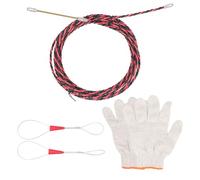 Klanata Electric Spring Fil Freirers Haute température Résistant Tobile Tobus de Fil Guide de Couleur Bright pour Le Filetage Électricien (5m)