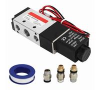 Klanata électrique solénoïde soupape d'air 4V210 08 5 Way 2 Position Salve d'air de solénoïde durable fiable pour la voiture