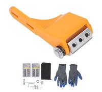 Klanata Éplucheur de bûches intégré et Accessoire d'écorçage de tronçonneuse avec 6 Lames allongées - Outil de Travail du Bois Multifonctionnel pour Les scieries de Construction en Bois