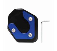Klanata Extension de béquille latérale de moto pour 800MT 2020 2021 2022 2023 - Plaque de support de béquille robuste en aluminium CNC - Accessoire de stabilisateur de stationnement (Bleue)