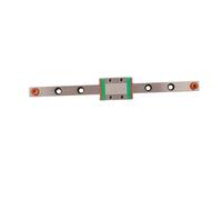 Klanata Guide de rail linéaire Rail de glissière + bloc de diapositive LML9B 9 mm Rail linéaire mini guide d'acier de roulement de rail Longueur (150)